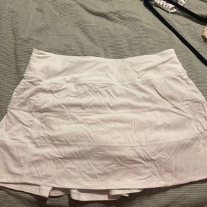 Lululemon white tennis skirt